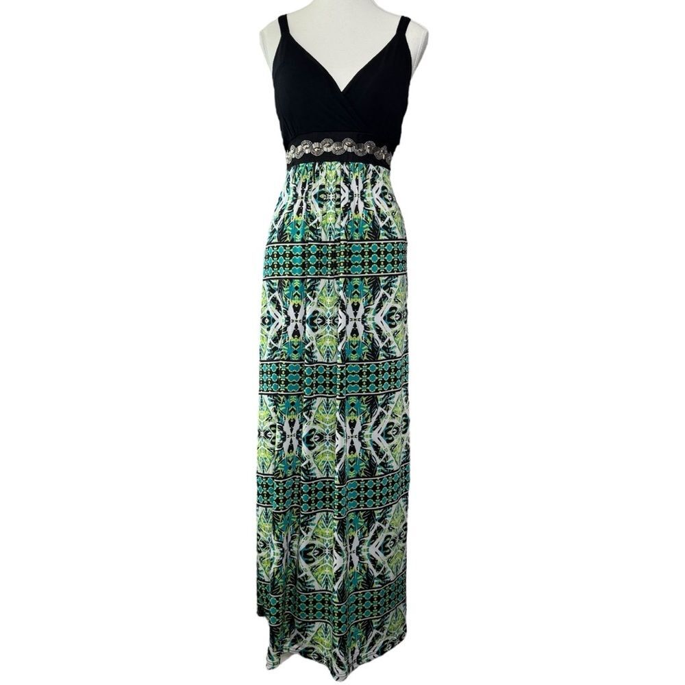 ▪️|EUC| STUDIO WEST Sleeveless Belted Floor Length Maxi Dress